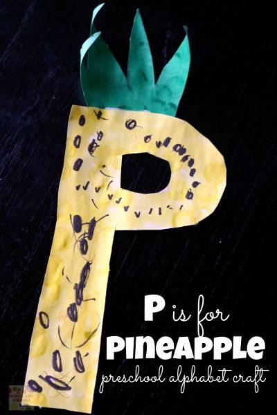 Craft your way through the alphabet! Adorable P is for Pineapple Alphabet craft your preschooler will love! Simple, too! P Is For Pineapple Craft, P Is For Pineapple, Sandcastle Ideas, Pineapple Craft, January Projects, Letter P Crafts, Summer Crafts For Toddlers, Preschool Letter Crafts, Pineapple Crafts