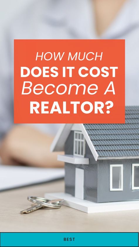 How Much Does It Cost to Become a Realtor? Become A Realtor, Realtor Tips, Becoming A Realtor, Real Estate Career, Real Estate Advice, Real Estate Tips, Real Estate Professionals, Real Estate Agent, How To Become