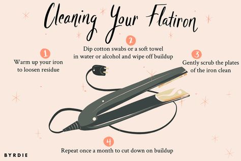 Yes, You Need to Start Cleaning Your Flatiron Because It Changes Everything Ghd Straightener, Ghd Hair Straightener, Steam Hair Straightener, Hair Steaming, Professional Hair Straightener, Best Hair Straightener, Ceramic Hair Straightener, Ceramic Flat Iron, Hair Straighteners Flat Irons