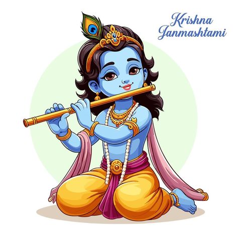 Janmashtami Illustration, Krishna Illustration, Krishna Janmashtami, Heart Tree, Cityscape Photos, Logo Banners, Nature Backgrounds, Heart With Arrow, The Hand