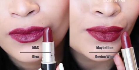 Mac dive dupe!! #mac #diva #dupealert #macdupe #motd #gothmakeup #cherry #lipstick #makeup #smile Mac Spice It Up Lipstick, Dubonnet Mac Lipstick, Mac Lipstick Yash, Mac Lipstick Velvet Teddy, Diva Lipstick Mac, Mac Diva, Cherry Lipstick, Goth Make Up, Mac Diva Lipstick