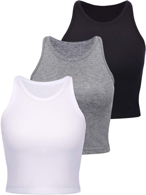 Sports Crop Tops, Crop Tank Top, Cotton Tank Top, Womens Basic, Women Crop, Crop Tops Women, Cropped Tank Top, Crop Tank, Cotton Tops