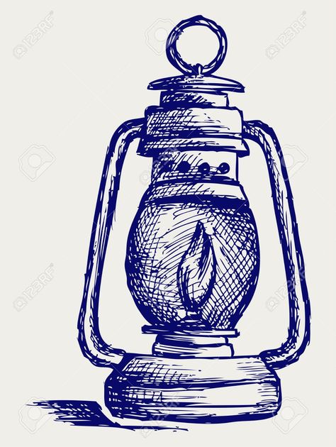 Croquis, Lantern Drawing Vintage, Lamp Doodle, Lanterns Drawing, Lantern Tattoo Design, Lantern Drawing, Bible Tattoos, Lantern Tattoo, Old Lanterns