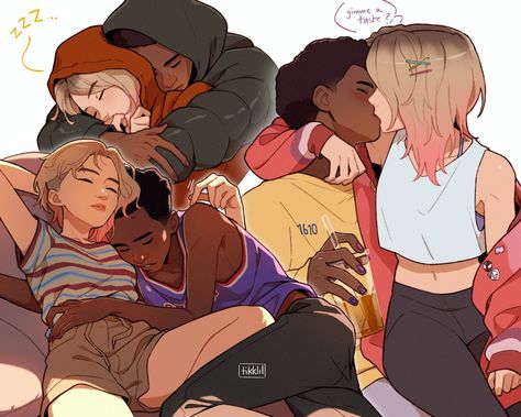 Tikklil has adopted ghostflower 🩰🌻 on Twitter: "🌻🩰 #SpiderManAcrossTheSpiderVerse https://t.co/X0TrtO4O0u" / Twitter Spider Man Ships, Miles X Gwen Kiss, Miles X Gwen Fanart Kiss, Spidersona Cosplay, Miles And Gwen Fanart, Spider People, Spiderman And Spider Gwen, All Spiderman, Miles Spiderman