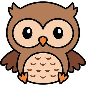 Cartoon Owl Drawing, Owl Drawing Simple, Cute Owl Drawing, Owl Clipart, Easy Animal Drawings, Owl Vector, Owls Drawing, Owl Cartoon, Easy Drawings For Kids