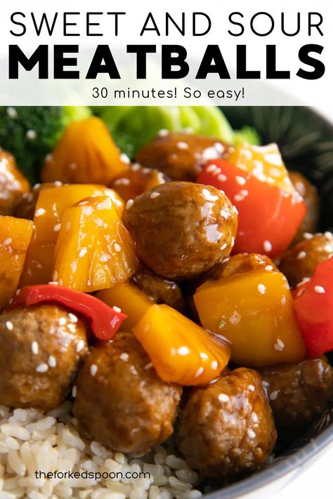 Sweat And Sour Meatballs, Easy Sweet And Sour Meatballs, Hamburger Meatballs, Sweet N Sour Meatballs, Sweet And Sour Meatballs Recipe, Homemade Sweet And Sour Sauce, Meatballs Turkey, Meat Board, Recipes Meatballs