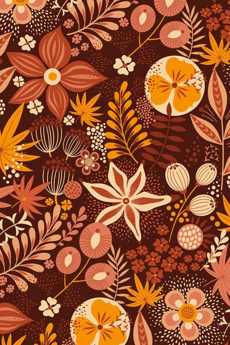 Blooming Illustration, Home Decor Packaging, Ikat Art, Decor Packaging, Halloween Wallpaper Cute, Floral Textile, Flowery Wallpaper, Textile Prints Design, Art Folder