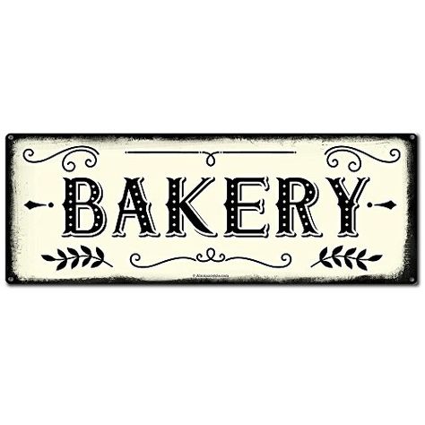 Bakery Rustic, Bakery Signage, Pantry Sign, Bakery Sign, Farmhouse Books, Vintage Restaurant, Vintage Cafe, Gifts For Farmers, Farm Theme