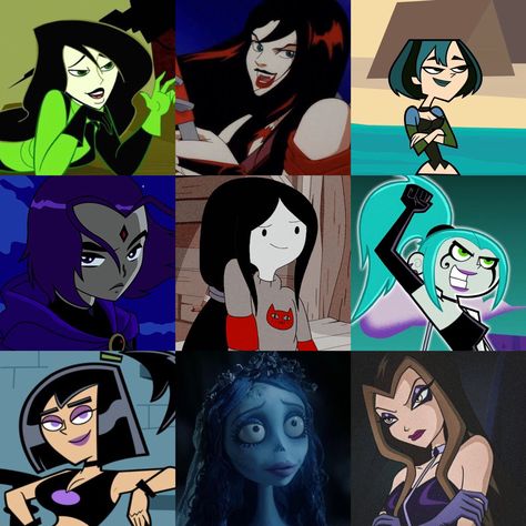 Dark Haired Characters For Halloween, Black Haired Movie Characters, Gothic Characters Movies, Costumes For Long Black Hair, Characters With Black Hair Halloween, Long Black Hair Halloween Costumes, Velvet Von Black Cartoon, Fictional Characters Women, Popular Female Characters