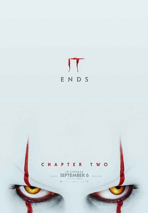 IT CHAPTER TWO (2019) It Chapter Two, Horror Book, Dvd Covers, 2 Movie, Book Cover Design, Cinematography, Book Design, Movies To Watch, Dvd