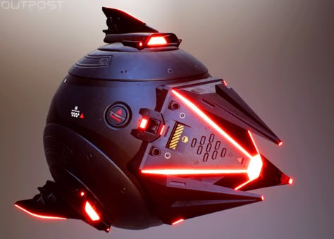 ArtStation - Pirate Drone, OUTPOST ZERO Tech Tattoo, D20 Modern, Military Robot, Star Wars Background, Star Wars Spaceships, Cool Pokemon Wallpapers, Video Game Room Design, Drone Design, Cool Robots