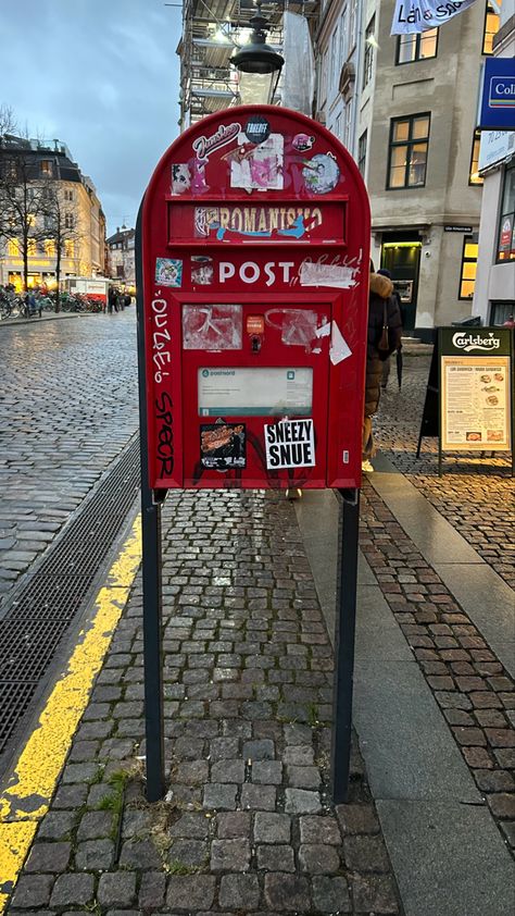 Copenhagen Wallpaper, Copenhagen City, City Vibes, City Vibe, Post Box, Peaceful Life, Art Graffiti, Wallpaper For Your Phone, Iphone Background Wallpaper