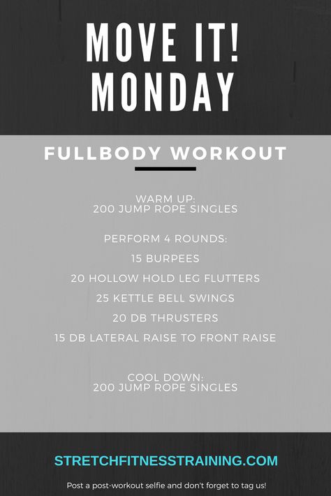 You know what day it is!! Time for your Monday workout! Monday Workout, Gym Workout Chart, Printable Workouts, Workout Chart, Workout Games, Garage Gym, Move It, Body Workout, Post Workout