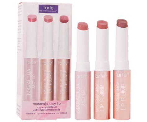 Sephora Gift Sets, Tarte Maracuja Juicy Lip, Tarte Lip, Lipstick Liner, Lip Liner Set, Sephora Skin Care, Essentials Set, Sephora Beauty, Juicy Lips