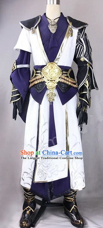 Ancient Outfits Men, Men Hanfu Chinese Clothing, Fantasy Japanese Clothing Male, Winter Hanfu Men, Ancient China Clothing Men, Chinese Man Outfit, Male Concubine Outfit, Chinese Traditional Clothing Men Drawing, Traditional Chinese Hanfu Men