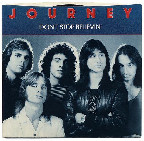 Journey: Don’t Stop Believin' 1981 Journey Albums, Eric Carmen, Journey Band, Journey Steve Perry, Dont Stop Believin, Drum Sheet Music, Dont Stop Believing, Music Background, Creedence Clearwater Revival