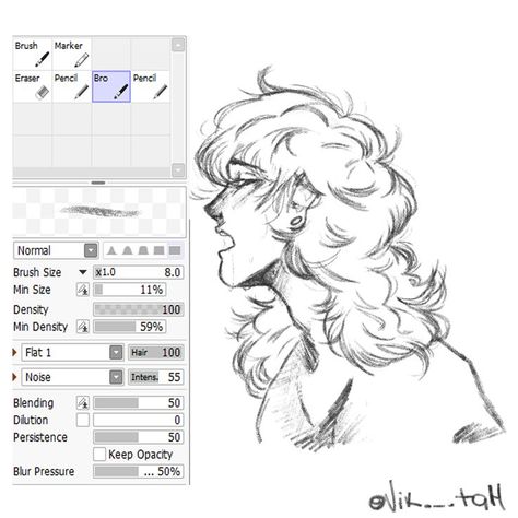 Paint Tool Sai 2 Brush Settings Pencil, Paint Tool Sai Watercolor Brush, Paint Tool Sai Pencil Brush, Paint Sai Brushes, Brush Settings Sai, Sai Brush Ibis Paint, Sai Paint Brushes, Medibang Paint Brushes, Paint Tool Sai 2 Brush