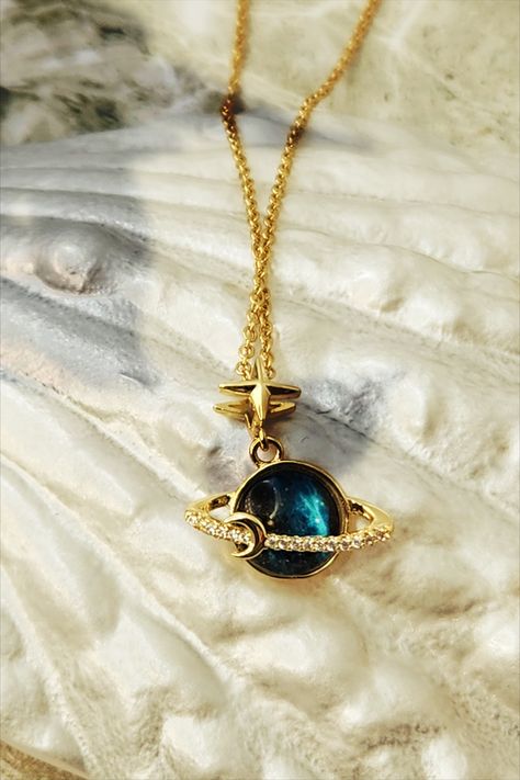 Space Necklace, Planet Necklace, Star Necklace, Galaxy Necklace, Blue Necklace, Moon Necklace, Celestial Necklace, Stainless Steel Chain

gold planet, gold planet necklace, gold star necklace, blue necklace, Y2K necklace, Korean style, saturn necklace, universal necklace, venus necklace, cosmic necklace, astronomy necklace, aesthetic necklace, galaxy jewelry Astronomy Necklace, Cosmic Necklace, Astronomy Jewelry, Planet Jewelry, Space Necklace, Saturn Necklace, Galaxy Jewelry, Galaxy Necklace, Planet Necklace