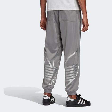 Metallic Track Pants Charcoal Solid Grey / Silver Metallic FS7324 Adidas Track Pants Outfit Men, Adidas Track Pants Outfit, Adidas Track Pants Mens, Track Pants Outfit, Track Pants Mens, Adidas Sweats, Pants Outfit Men, Adidas Track Pants, Casual Bottoms