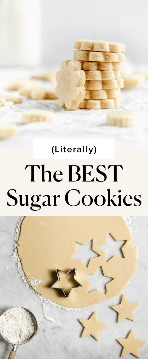 Homemade Sugar Cookies Recipe, Roll Out Sugar Cookies, The Best Sugar Cookies, Broma Bakery, Homemade Sugar Cookies, The Best Cookies, Too Much Sugar, Eating Too Much, Best Cookies