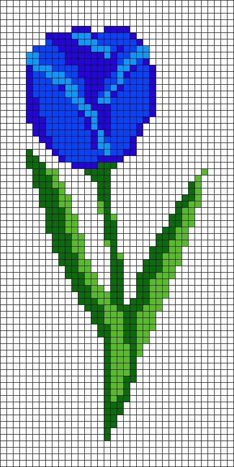 Alpha pattern #89179 variation #161354 | BraceletBook Flowers Pixel, Flowers Pixel Art, Pixel Flower Pattern, Pixel Art Fleur, Pixel Flower, Pixel Art Flower, Flower Pixel Art, Modele Pixel Art, Graph Paper Drawings