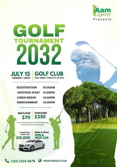 Golf Tournament Flyer Golf Tournament Ideas Fundraising, Golf Charity Event, Golf Tournament Flyer, Golf Giveaways, Charity Golf Tournament, Golf Fundraiser, Golf Invitation, Hiring Poster, Golf Events