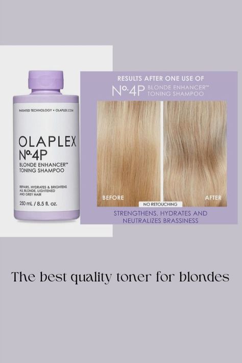 Grey Hair Before And After, Olaplex Blonde, Toning Shampoo, Product Shoot, Hair Product, Professional Hair, The Salon, Grey Hair, Professional Hairstyles