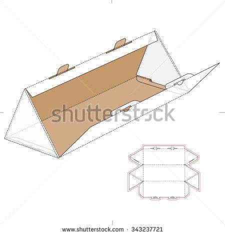 Further example of triangular packaging. I am researching different assembly methods for the most structural box. Egg Packaging, Packaging Template Design, Cardboard Box Crafts, Packaging Template, Box Packaging Design, Food Packaging Design, Packing Design, Diy Gift Box, Creative Packaging