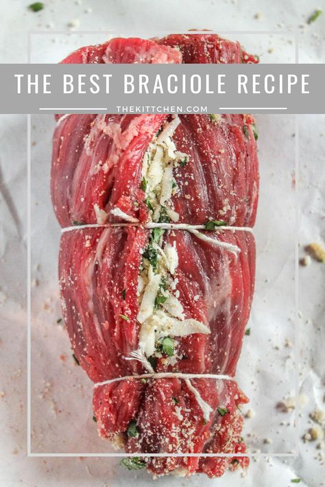 Braciole Recipe, Flank Steak Recipes, Italian Meats, Beef Recipes Easy, Flank Steak, Special Dinner, Idee Pasto Sano, Beef Dinner, Cooking Light