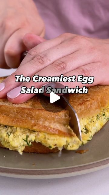 EatingWell on Instagram: "The egg salad in this sandwich from @amandaeight gets its creamy texture from finely grating the eggs, which blends the whites and yolks together so you get a bit of both in each bite. It’s the best, creamiest egg salad sandwich you’ll ever make.  Ingredients - 4 hard-boiled eggs, peeled - 1/4 cup finely chopped red onion - 3 tablespoons mayonnaise - 1 tablespoon yellow mustard - 1 tablespoon finely chopped fresh chives - 1 tablespoon finely chopped fresh dill - 2 teaspoons nutritional yeast - 1/4 teaspoon ground pepper - 1/8 teaspoon salt - 4 (1-ounce) slices whole-wheat bread - 3 tablespoons finely grated Parmesan cheese, divided - 2 tablespoons unsalted butter  Directions 1. Using a microplane, grate eggs into a medium bowl. (Alternatively, press eggs through a Boiled Egg Sandwich Recipe, Hosting Lunch, Egg Sandwich Healthy, Boiled Egg Sandwich, Egg Salads, Egg Sandwich Recipe, Egg Sandwich Breakfast, Egg Salad Sandwich, Sandwhich Recipes