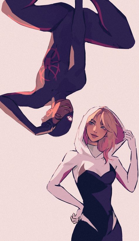 Spider Gwen Art, Gwen Spiderman, Spiderman And Spider Gwen, Image Spiderman, Miles Morales Spiderman, Spiderman 3, Spiderman Artwork, Spider Art, Best Superhero