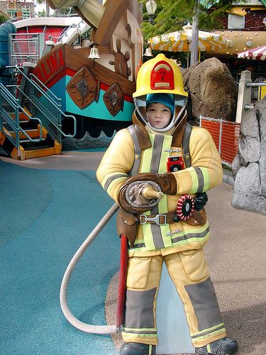 Go firefighter Disneyland, LA | Flickr - Photo Sharing! Water Exhibition, Kids Village, Childrens Museum Exhibits, Kids Museum, Hardscape Ideas, Park Ideas, Christmas Props, Park Playground, Kid Friendly Activities