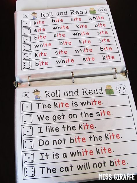 Long i reading practice in the form of a game! Kids roll the dice to read long i words then sentences with them! I Words, Long I Words, Cvc Games, Word Family Reading, Roll And Read, Reading Materials, Phonics Sounds, English Phonics, Phonics Lessons