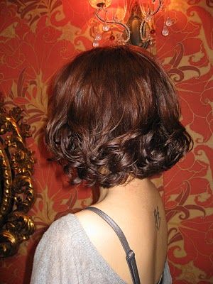 HairFusionTechnique: set perm on bob Volume Rebond, Permed Bob, Perm Bob, Perm Short Hair, Bob Perm, Digital Perm, Hair Goal, Korean Short Hair, Korean Hair