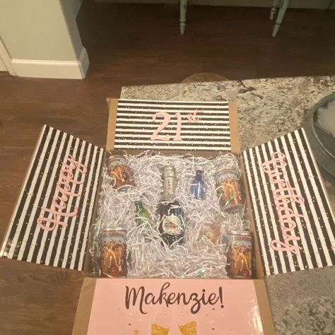 21st Birthday Care Package Turning 21, 21st Birthday Care Package, 21st Birthday Survival Kit, 21st Birthday Gift Ideas, Birthday Care Package, Birthday Survival Kit, Care Package Ideas, Birthday Care Packages, Package Sticker