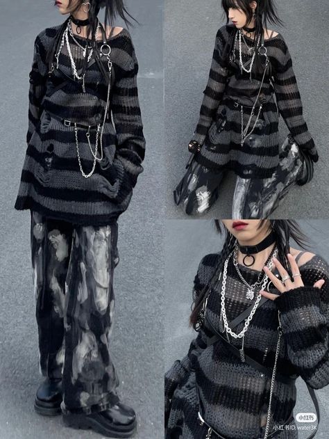 Alt Outfits, New Rock, Alt Fashion, Grunge Goth, Swaggy Outfits, Goth Outfits, Alternative Outfits, Mode Inspo, Grunge Style