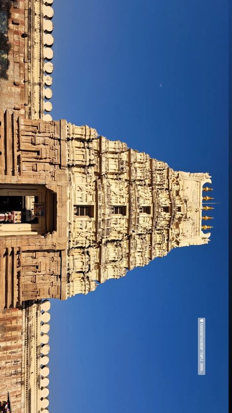 The Ranganathaswamy temple, also rendered the Sri Ranganathaswamy temple, in Srirangapatna, in the Mandya district of Karnataka state, India, is dedicated to the Hindu god Ranganatha (a manifestation of the god Vishnu). It is one of the five important pilgrimage sites of Sri Vaishnavism along the river Kaveri for devotees of Ranganatha. These five sacred sites are together known as Pancharanga Kshetrams in South India. Sri Ranganathaswamy Temple, Ranganathaswamy Temple, Sacred Sites, The Hindu, Indian Architecture, Historic Places, Hindu God, Mysore, South India