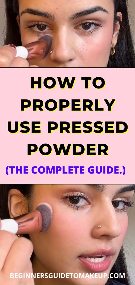 How To Set Face With Powder, How To Use Pressed Powder, Finishing Powder How To Use, Pressed Setting Powder, How To Use Translucent Powder, How To Set Makeup With Powder, Pressed Powder Vs Loose Powder, Pressed Powder How To Apply, How To Use Powder