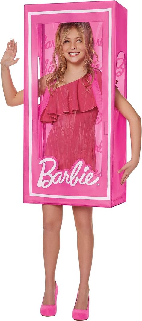 Barbie Box Costume, Cowgirl Costume Kids, Boxing Halloween Costume, Halloween Spirit Store, Spirit Halloween Costumes, Barbie Halloween Costume, Barbie Kids, Box Costumes, Kids Costumes Girls