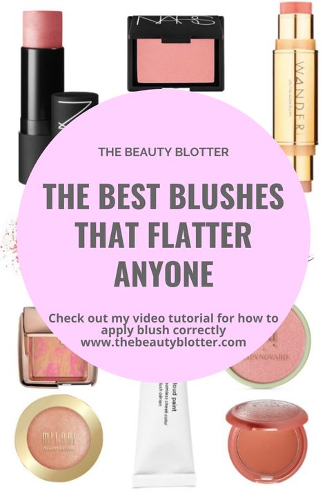 Today I am sharing the most flattering and best blushes & how to apply them, ranging from cream to powder and high end to drugstore. I share the best blushes for mature skin and women over 40. Video makeup tutorial is included #blusher #drugstoremakeup #makeupover40 Best Drugstore Cream Blush, Best Drugstore Blush, Best Blushes, Blush Tutorial, Drugstore Blush, Benefit Blush, Best Bronzer, Video Makeup, Makeup Over 40