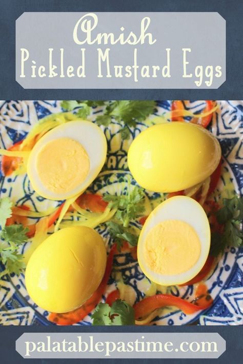 Deviled Pickled Eggs, Pickled Eggs Canning Recipe, Amish Mustard Pickled Eggs, Mustard Eggs Pickled, Pickel Eggs Recipe, Amish Pickled Eggs, Mustard Pickled Eggs Recipe, Mustard Eggs, Spicy Pickled Eggs