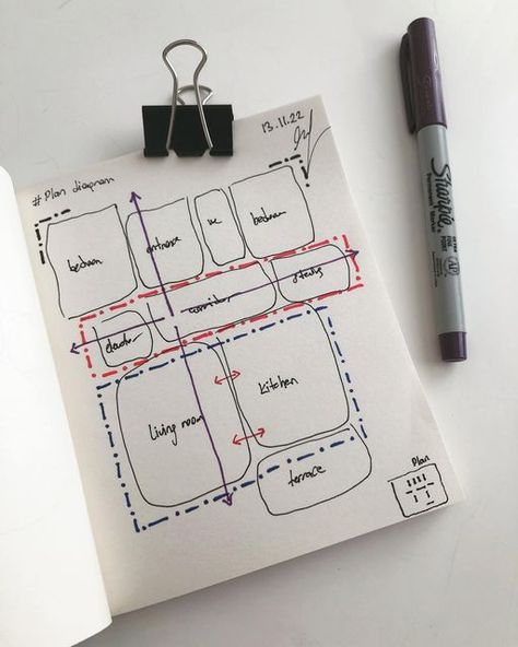 Conceptual Architecture Sketches Ideas, Architecture Sketchbook Student, Bubble Diagram Architecture, Sketching Architecture, Sketchbook Architecture, Architect Sketchbook, Bubble Diagram, Architecture Journal, Interior Design Sketchbook