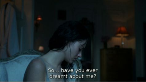 i dreamt of you only when i slept and also, when i was awake. Comet Movie, Cinema Quotes, Dream About Me, Septième Art, Movie Lines, Film Quotes, Film Stills, Hopeless Romantic, Movie Scenes