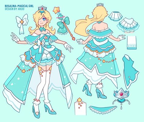 Rosalina Aesthetic, Princess Rosalina, Crown Fashion, Magical People, Mario Funny, Magical Girl Outfit, Oc Character, Pixel Art Tutorial, Nintendo Characters