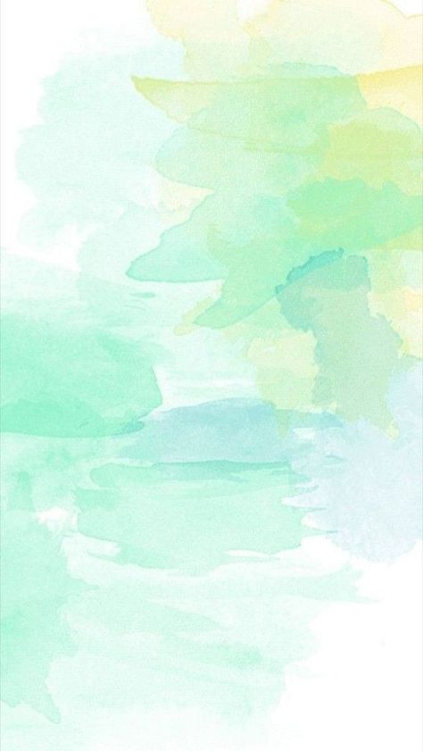 Watercolor Wallpaper Phone, Wallpaper Backgrounds Iphone, Pastel Background Wallpapers, Mint Green Aesthetic, Watercolor Backgrounds, Backgrounds Iphone, Cute Pastel Wallpaper, 수채화 그림, Instagram Wallpaper