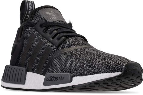 adidas Men's NMD R1 STLT Primeknit Casual Shoes Adidas Outfit Shoes, Adidas Shoes Mens, Black Men Fashion Swag, Shoes Outfit, Nmd R1, Most Comfortable Shoes, Fresh Kicks, Adidas Nmd, Adidas Sport