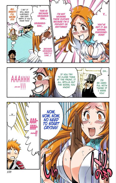 Inoue X Ichigo, Ichihime Family, Ichigo Orihime, Ichigo X Orihime, Bleach Orihime, Kubo Tite, Winky Face, Ichigo Y Rukia, Bleach Anime Ichigo