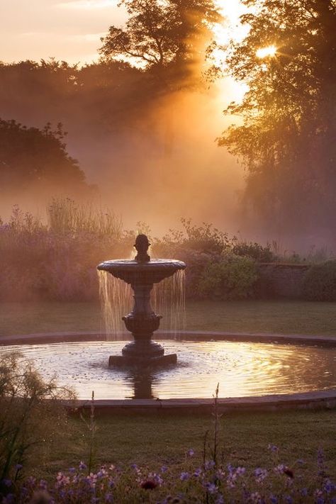 Rose Arbor, Blue Garden, Magical Garden, Garden Pictures, Garden Accents, Garden Photography, Garden Fountains, Autumn Beauty, Garden Photos