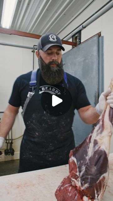 Seth Perkins on Instagram: "Who processes their own wild game?? (Deer round) 🔪🦌 🥩 #reelsfb #reels #reelsviral #reelsvideo #video #viral #trending #foryou #fyp #thebeardedbutchers #youtube #hunt #deer #beardedbutcher #whitetaileddeer #bowhunt #archery #venison #meat #eat" Deer Butchering, Deer Processing, Venison Backstrap, Venison Jerky, Venison Meat, Deer Recipes, Hunting Videos, Meat Preparation, Vegan Overnight Oats