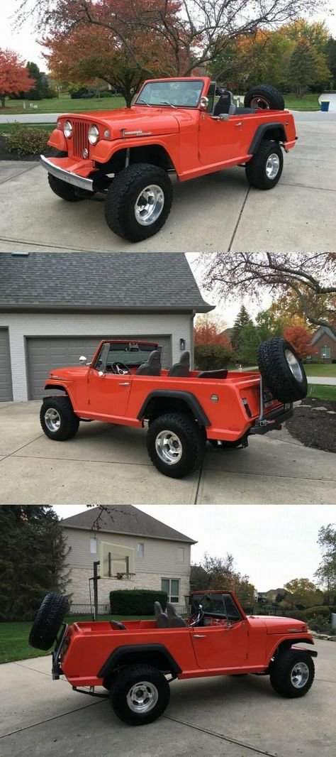 1969 Jeep Commando Jeepster Jeepster Commando Projects, Jeep Jeepster, Eugene The Jeep, Willys Wagon, Jeepster Commando, Classic Jeeps, Vintage Jeep, Good Looking Cars, Beach Cars